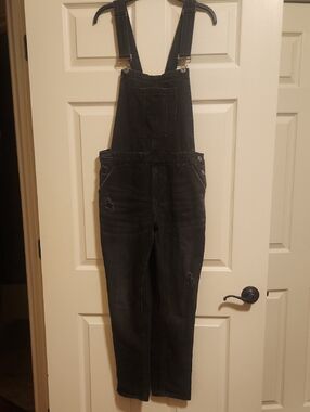 RISEN Black Denim Overalls - Small
